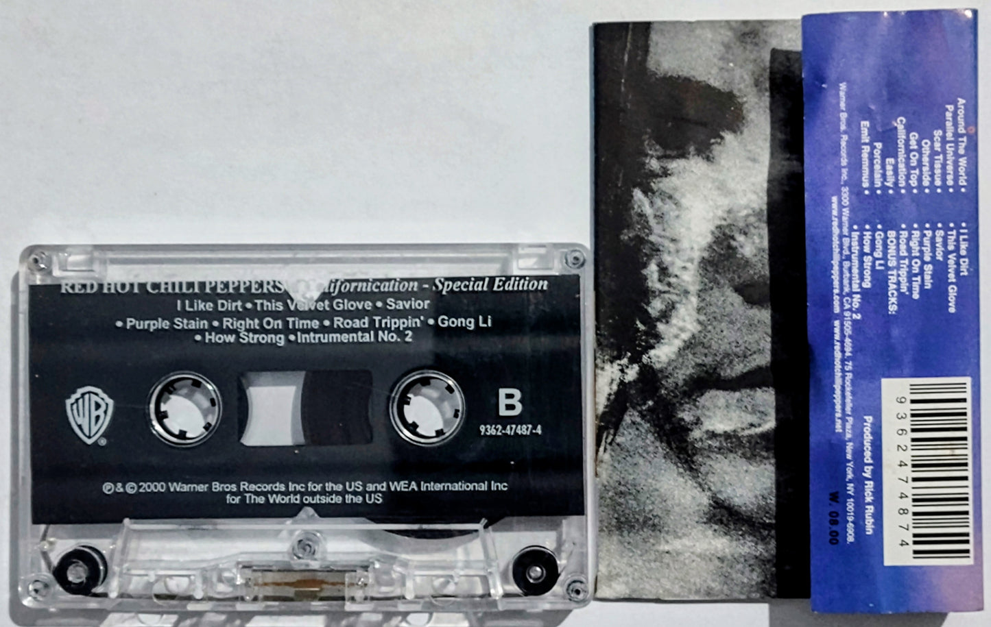 Red Hot Chili Peppers - “Californication (Special Edition + 3 Bonus Tracks)” - CASSETTE TAPE (Indonesia) VG/G+*(*See notes)