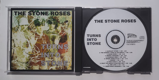 Stone Roses, The - "Turns Into Stone" - COMPACT DISC VG/G+ (Hole punch)