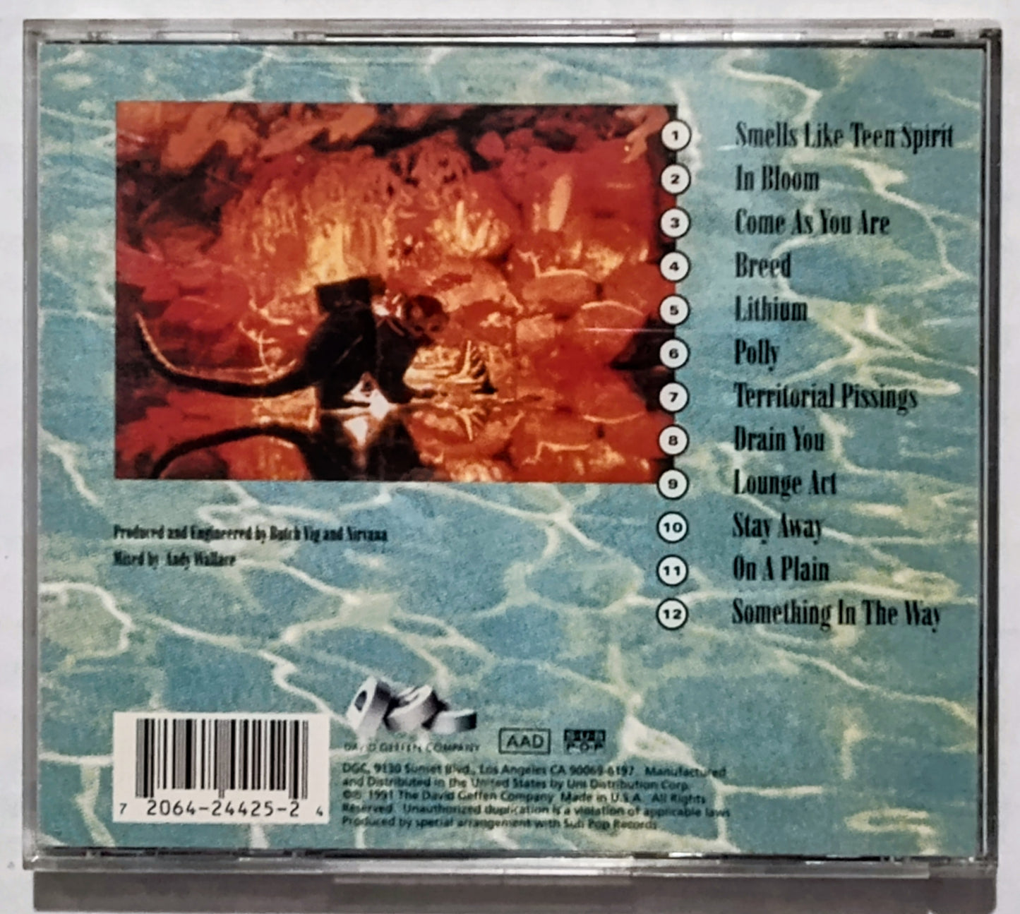 Nirvana - “Nevermind” - COMPACT DISC VG+/VG+
