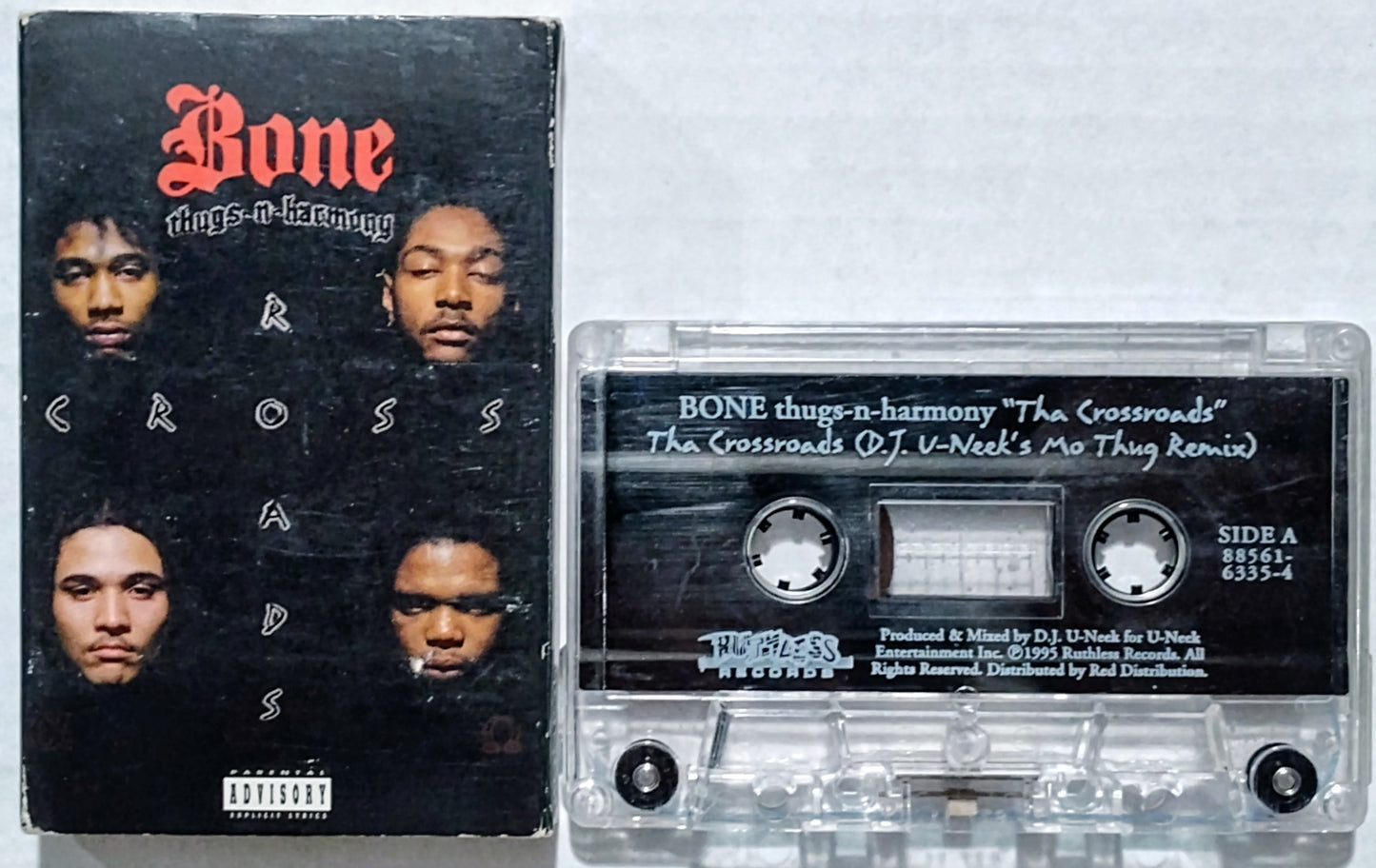 Bone Thugs-N-Harmony - “Tha Crossroads” - CASSETTE TAPE (Single) G+/G+
