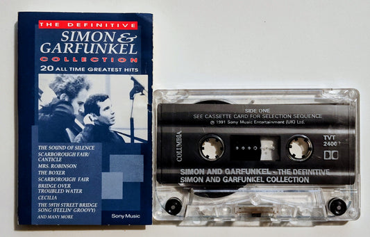 Simon And Garfunkel - "The Definitive Simon And Garfunkel Collection" - CASSETTE TAPE G+/G+ (Cosmetic downgrades only; plays great!)