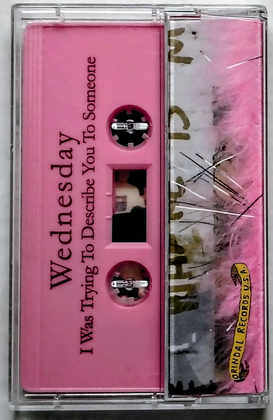 Wednesday - "I Was Trying To Describe You To Someone" - INDIE CASSETTE TAPE (Pink Shell; Ltd. Edition) M/M (Personal Collection)