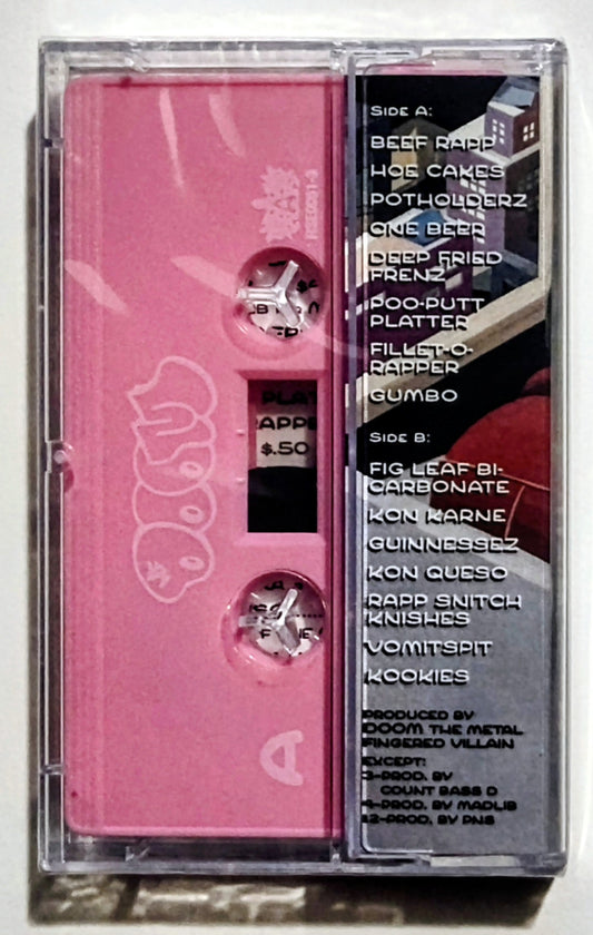 MF DOOM - "MM..Food" - CASSETTE TAPE (Italy; "Fan Club" Tape) M/M (Sealed)