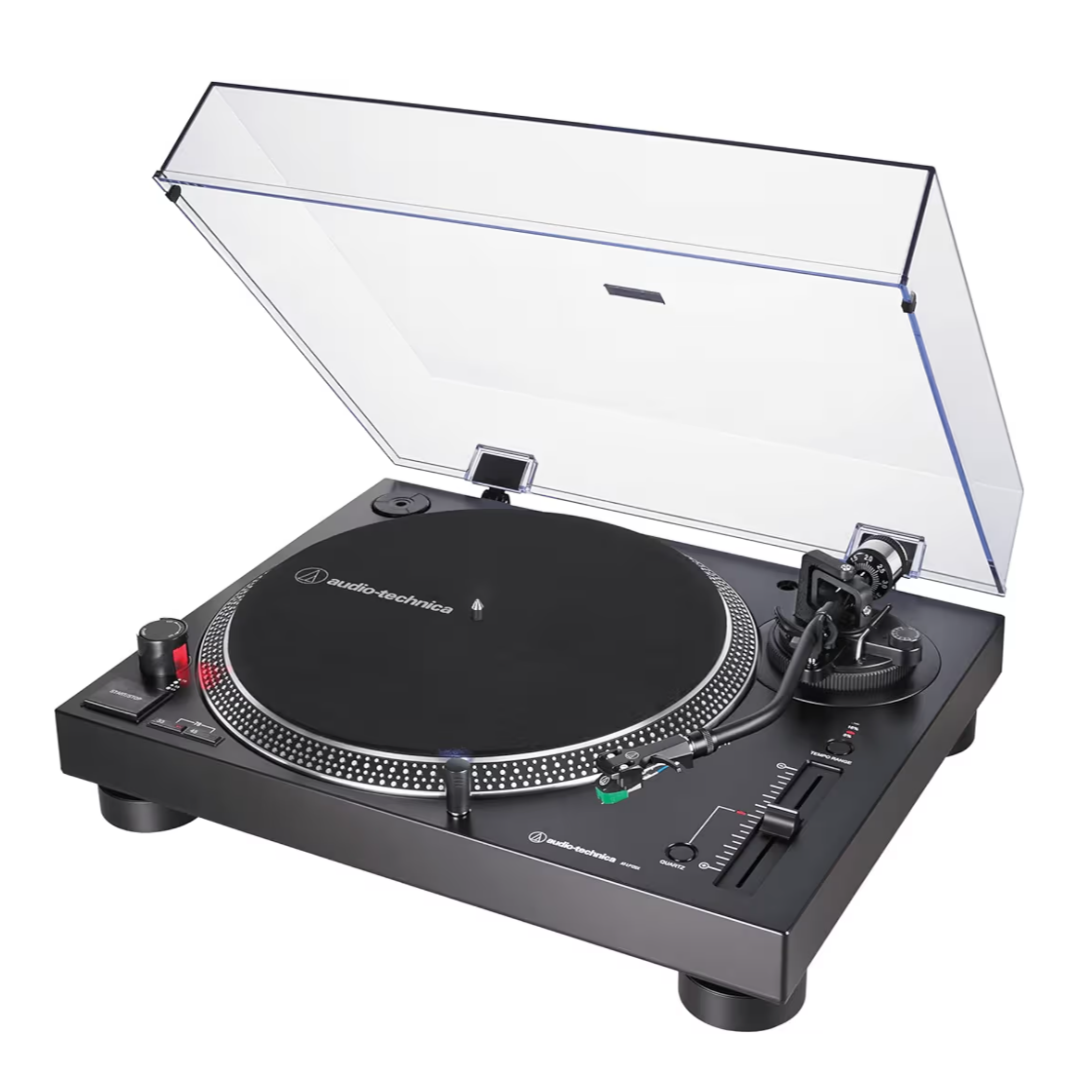 Audio-Technica AT-LP120XUSB-BK Direct-Drive Turntable (Analog & USB), Fully Manual, Hi-Fi, 3 Speed, Convert Vinyl to Digital, Anti-Skate and Variable Pitch Control, Black (Free Shipping)