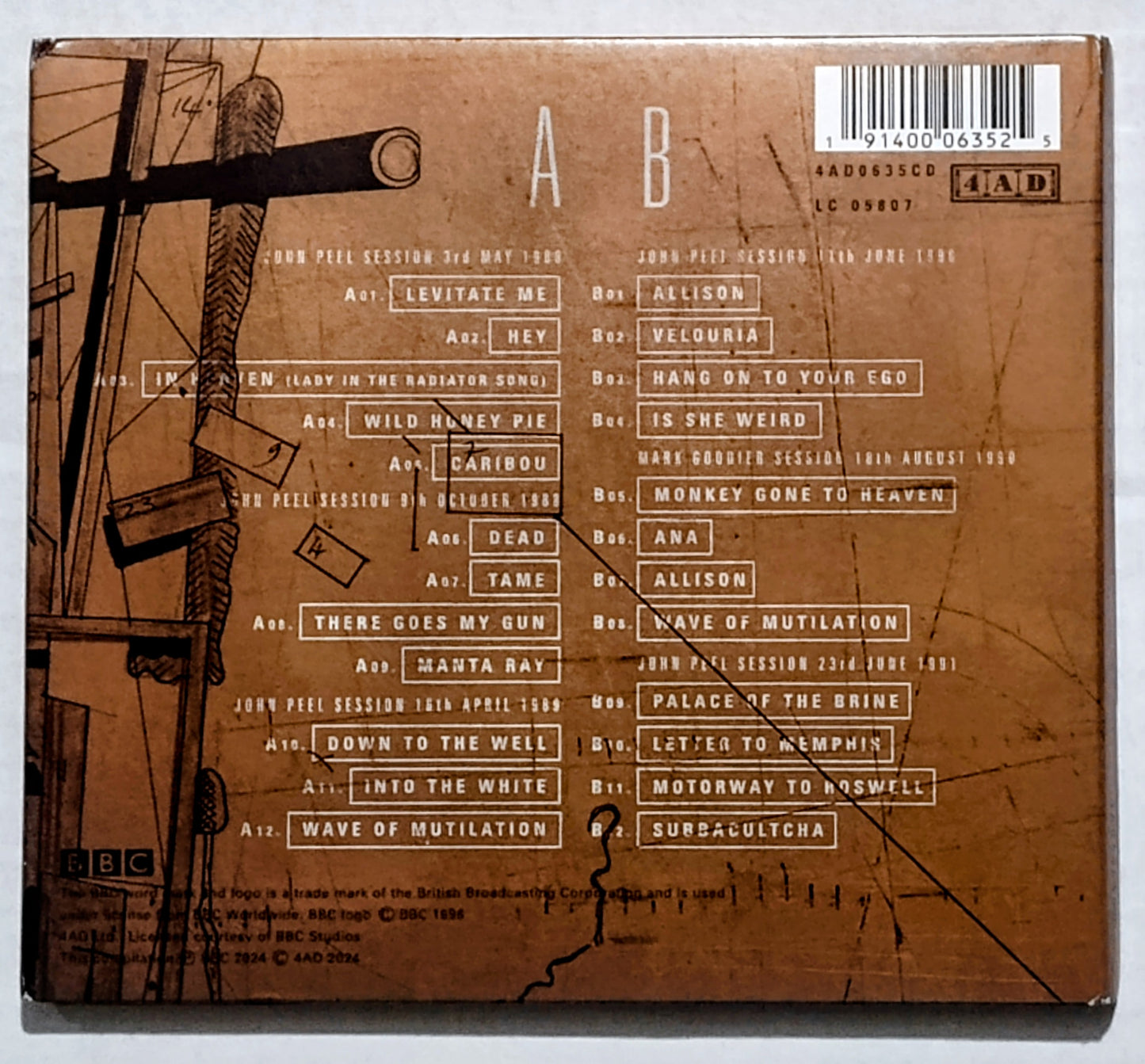 Pixies - “At The BBC” - INDIE COMPACT DISC (2x) NM/NM