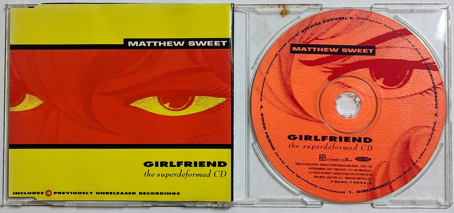 Matthew Sweet - “Girlfriend (The Super Deformed CD)” - COMPACT DISC G+/G+ *🚨*