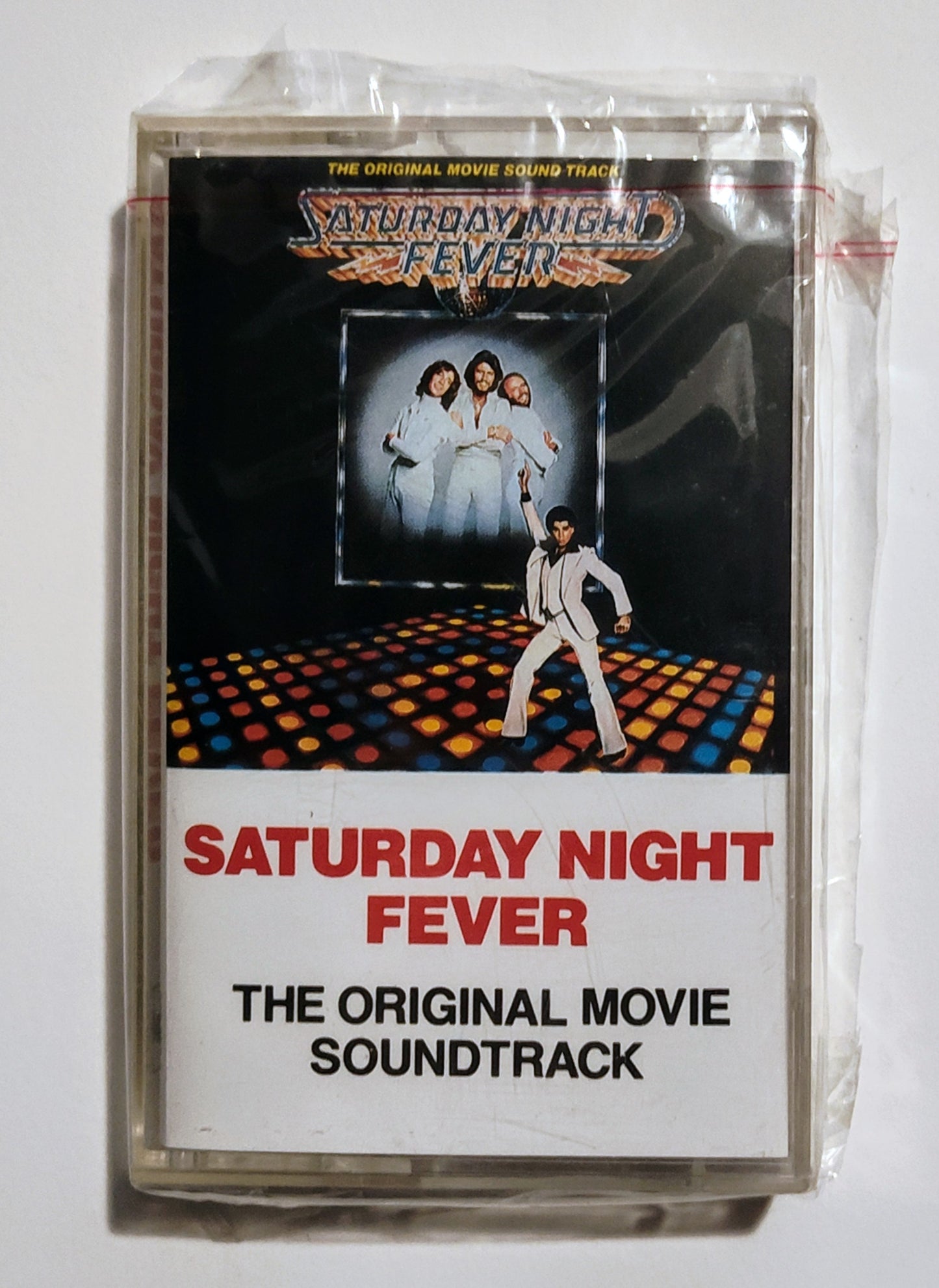Various Artists - "Saturday Night Fever Soundtrack" - CASSETTE TAPE NM/M (Sealed; seal is falling apart)
