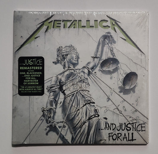 Metallica - "...And Justice For All (Remastered)" - COMPACT DISC M/M (Sealed)