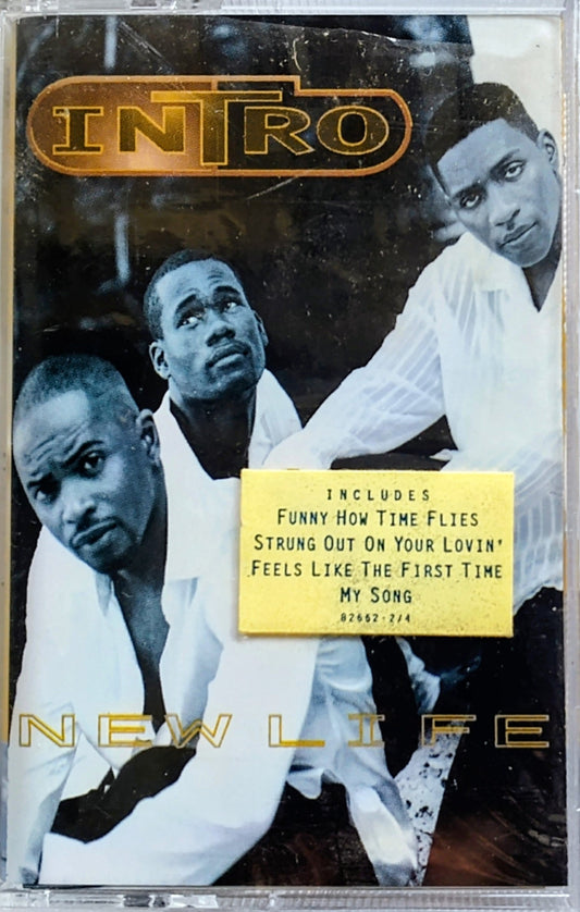 Intro - “New Life” - CASSETTE TAPE NM/M (Sealed with tiny tear in cellophane)
