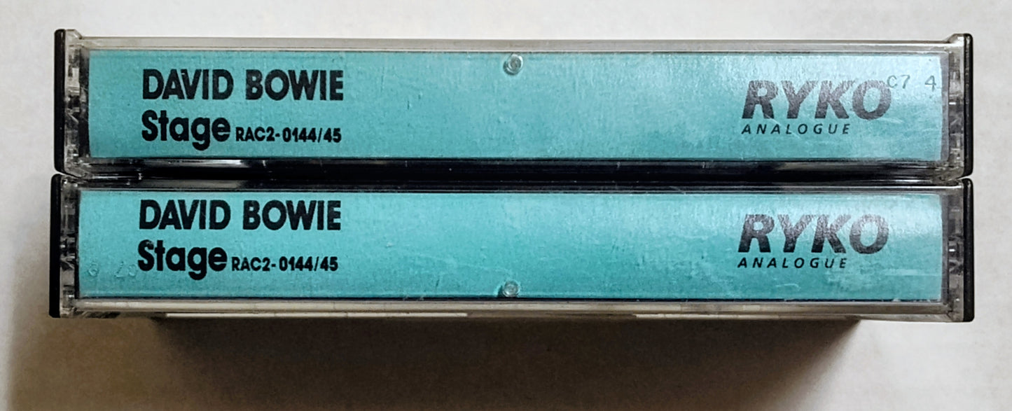 David Bowie - “Stage” - CASSETTE TAPE (2x) VG+/VG+