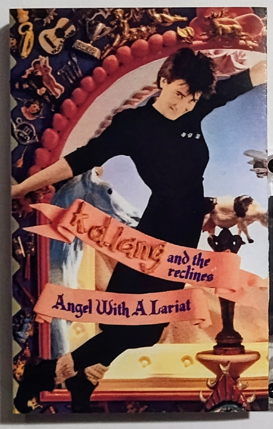 K.D. Lang And The Reclines - "Angel With A Lariat" - CASSETTE TAPE VG+/VG+