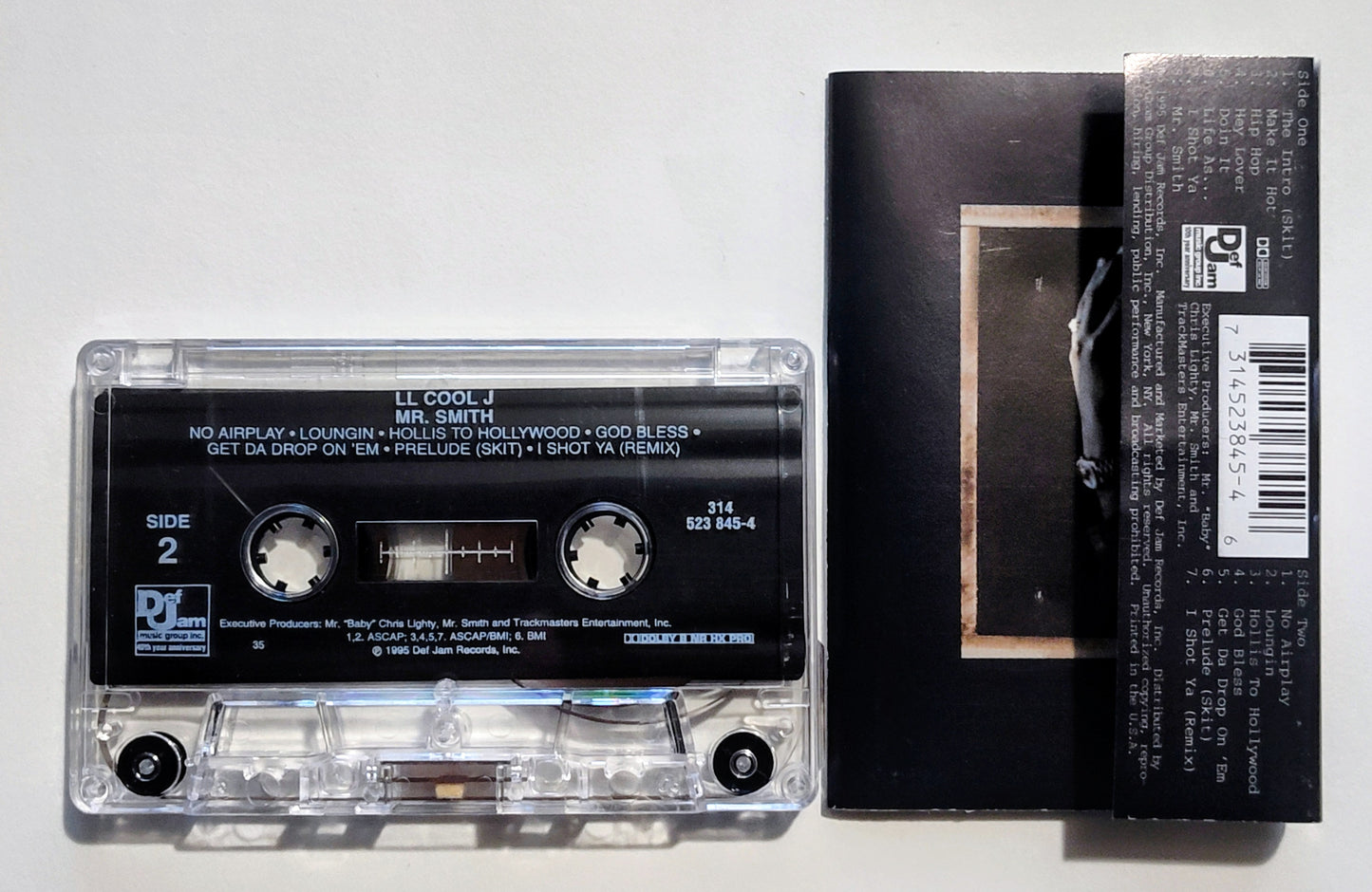 L L. Cool J - "Mr. Smith" - CASSETTE TAPE (DOLBY HX PRO B NR) VG+/VG+
