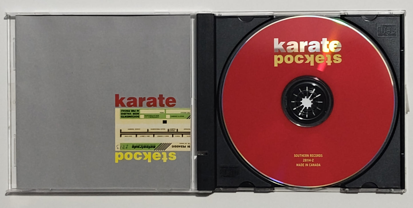Karate - "Pockets" - INDIE COMPACT DISC G+/VG (Cut in spine)