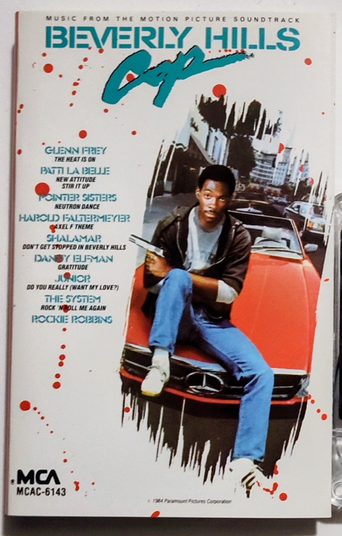 Various Artists - "Beverly Hills Cop Soundtrack" - CASSETTE TAPE NM/NM