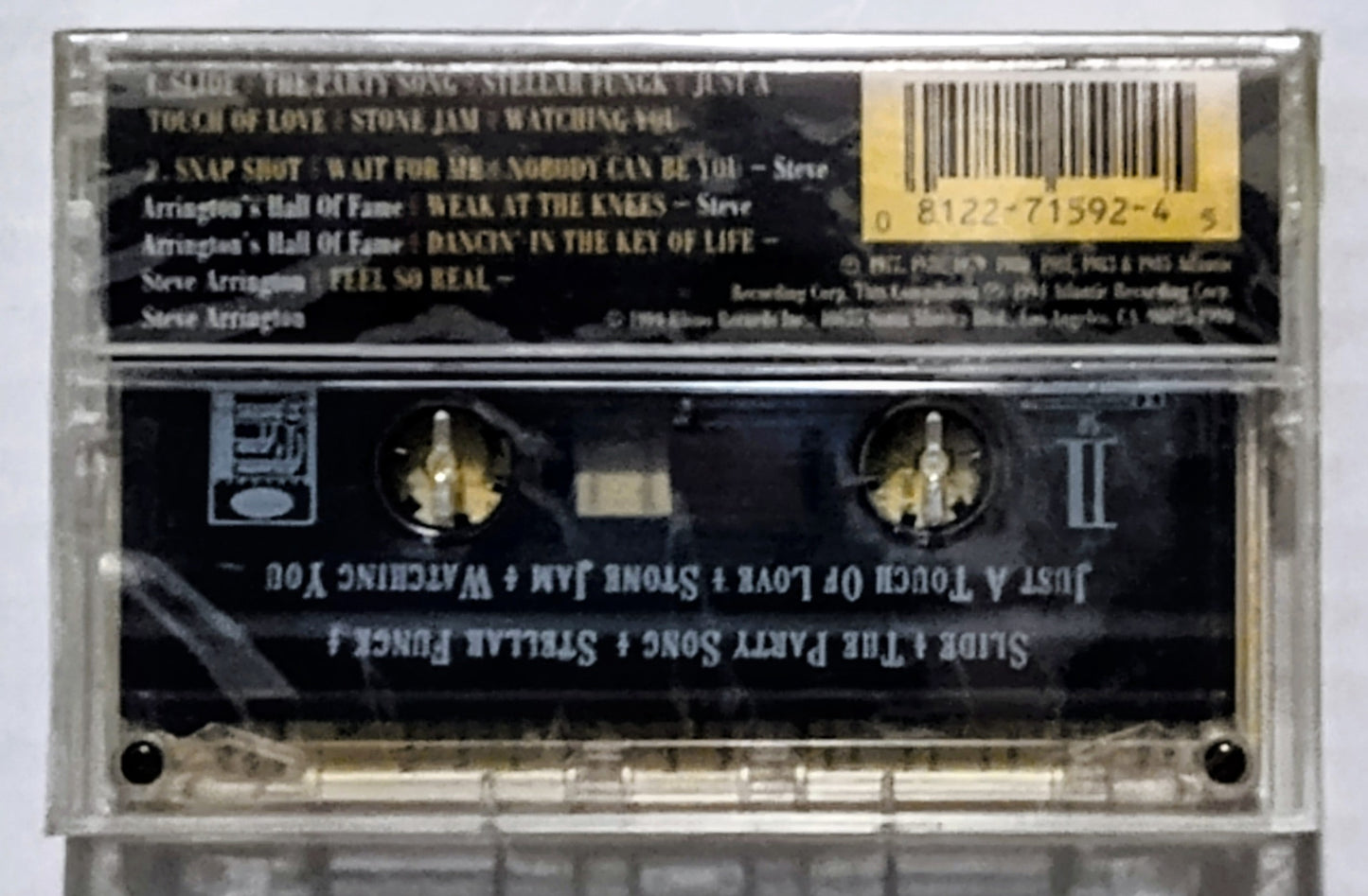 Slave Featuring Steve Arrington - “Stellar Fungk: The Best Of Slave” - CASSETTE TAPE NM/M (sealed; small crack in spine; tiny holes in cellophane)