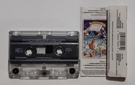 Bootsy's Rubber Band - "Jungle Bass" - CASSETTE TAPE (DOLBY) VG+/VG+