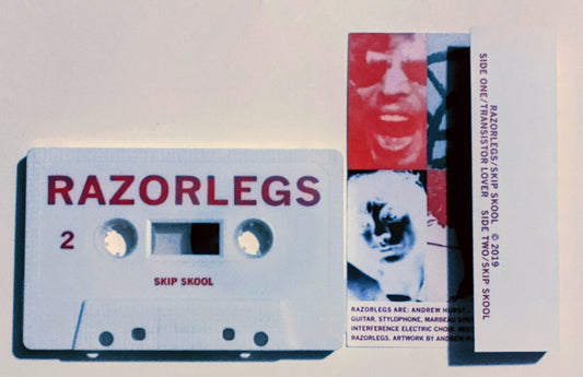 Razor Legs - "Skip Skool" - INDIE CASSETTE TAPE NM/NM *🌟*