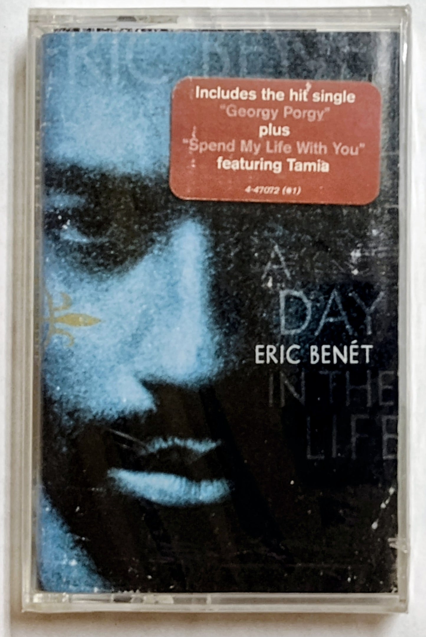 Eric Benét - “A Day In The Life” - CASSETTE TAPE NM/M (Sealed; tiny tear in cellophane)