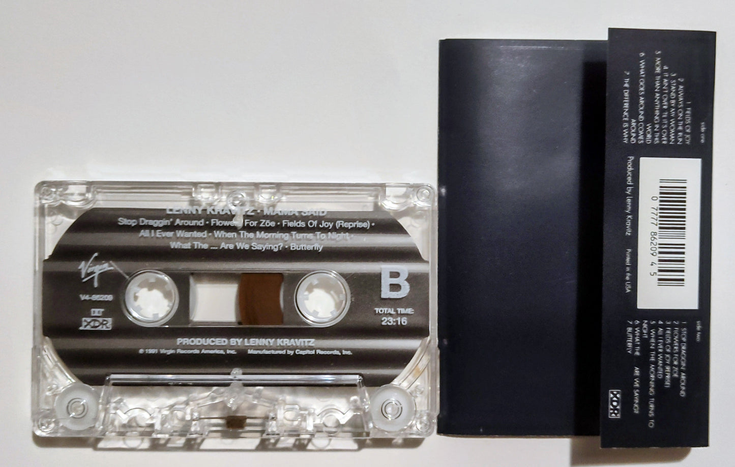 Lenny Kravitz - "Mama Said" - CASSETTE TAPE (XDR; DOLBY) VG+/VG+