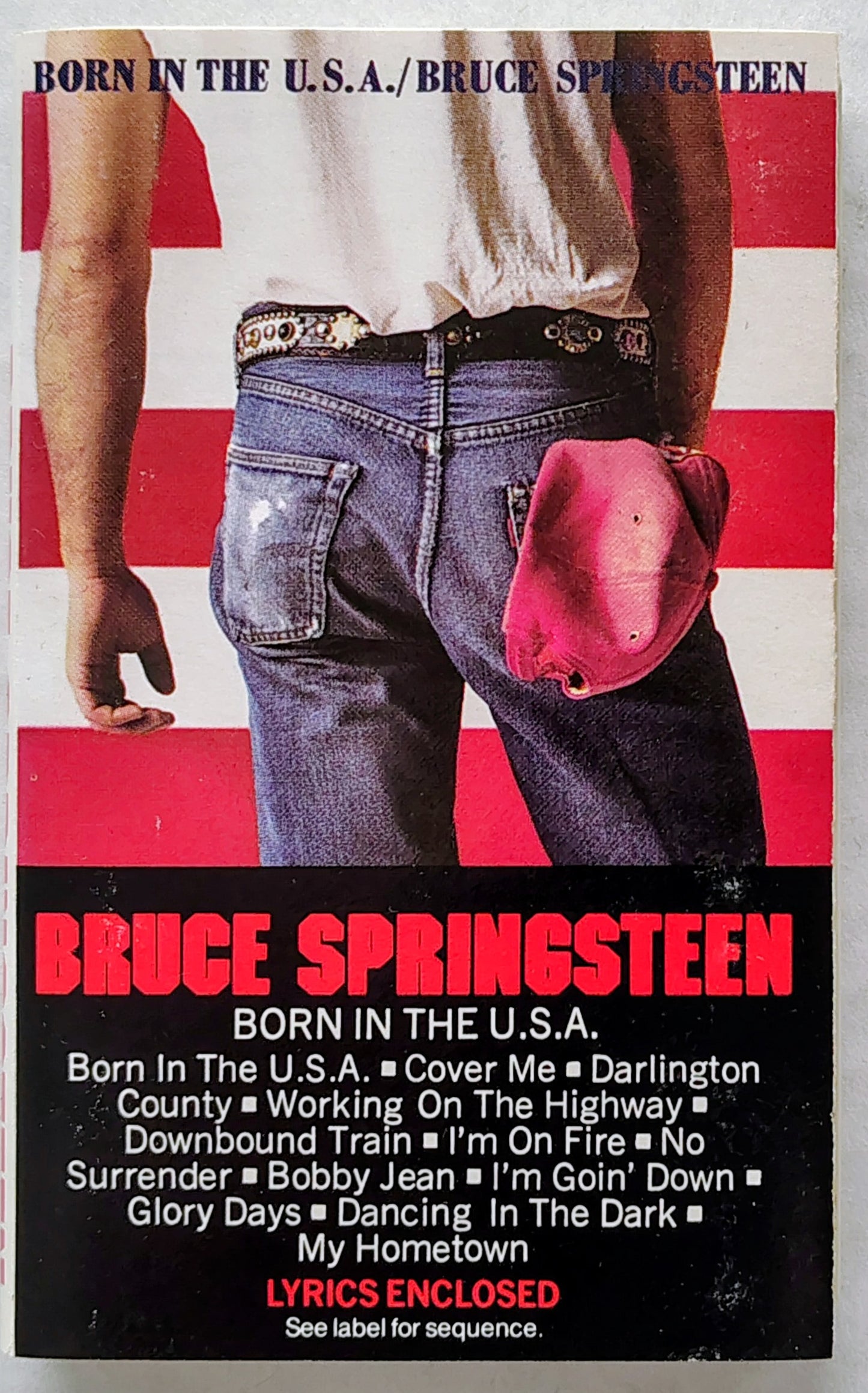 Bruce Springsteen - "Born In The USA" - CASSETTE TAPE VG/VG