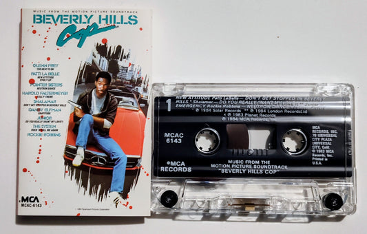 Various Artists - "Beverly Hills Cop Soundtrack" - CASSETTE TAPE NM/NM
