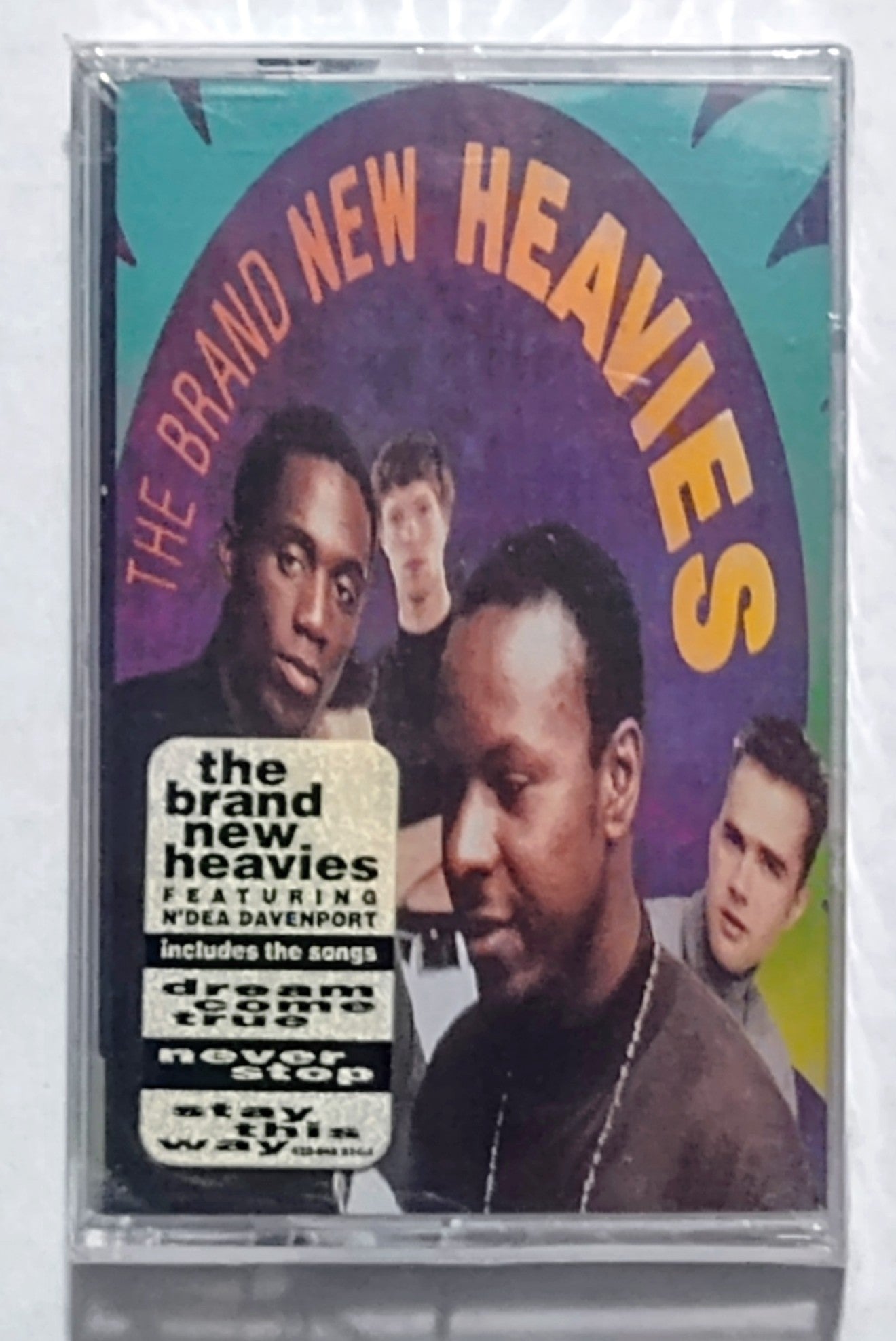 Brand New Heavies; The - “The Brand New Heavies” - CASSETTE TAPE NM/M (Sealed with hype sticker; large crack in back of case)