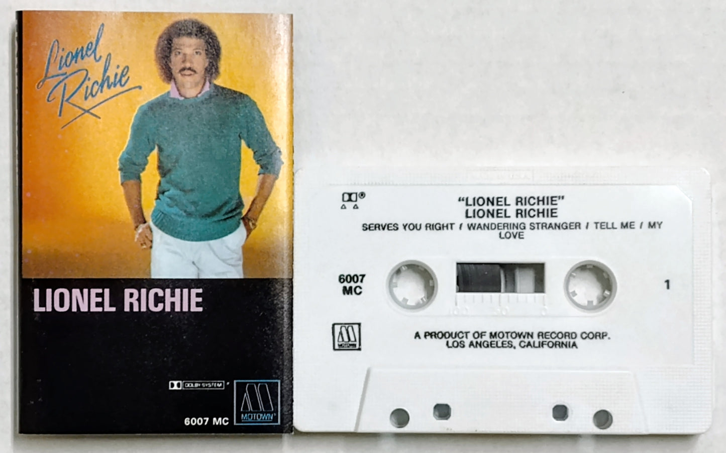Lionel Richie - “Lionel Richie” - CASSETTE TAPE VG+/VG