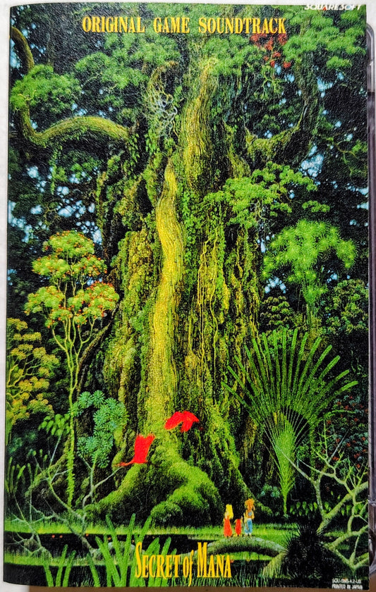 Squaresoft - "Secret of Mana Original Game Soundtrack" - INDIE CASSETTE TAPE NM/NM (Unofficial)
