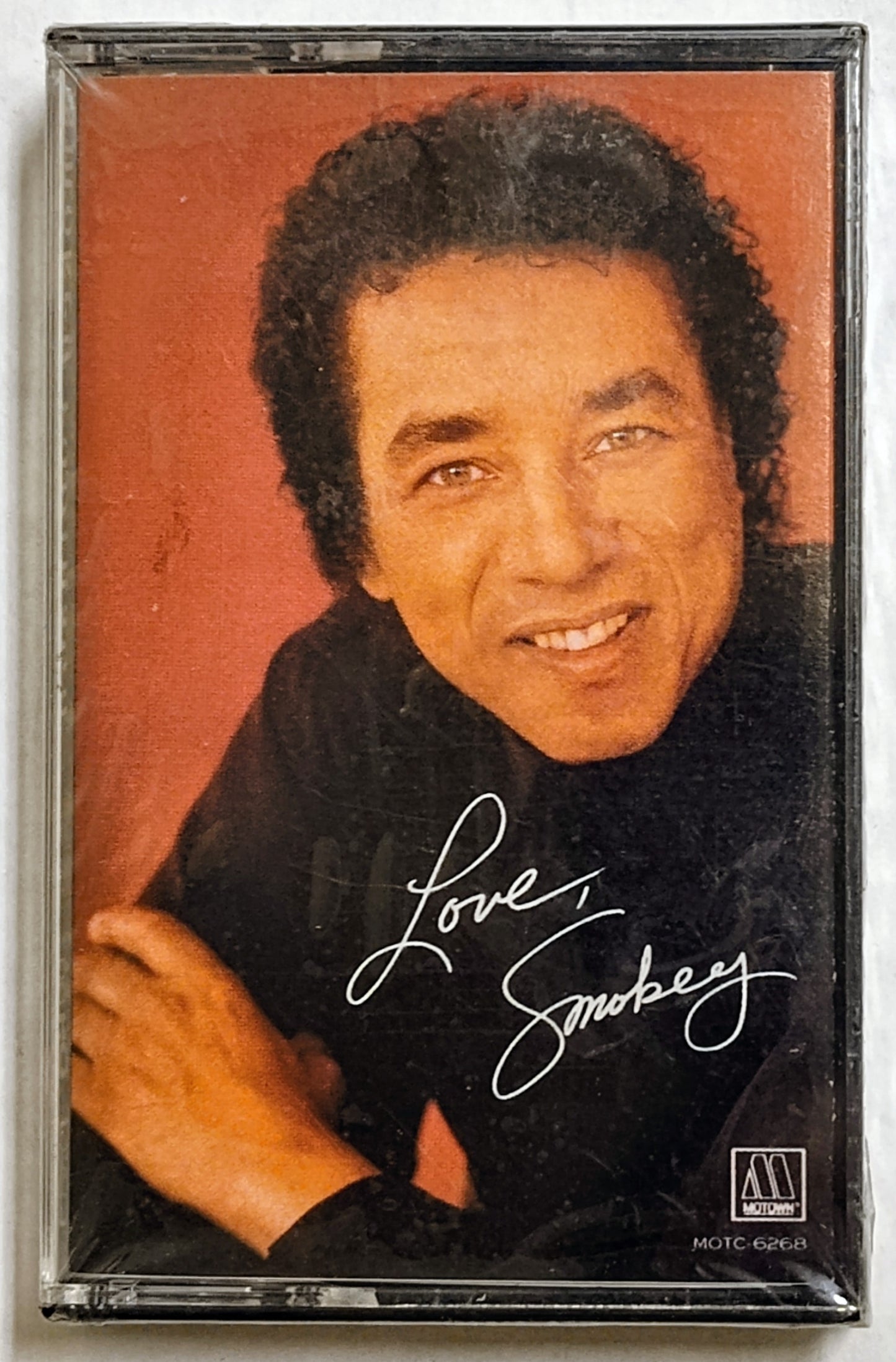 Smokey Robinson - “Love, Smokey” - CASSETTE TAPE NM/M (Sealed; tiny hole in cellophane)
