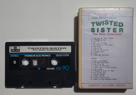 Twisted Sister - "The Best Collection" - CASSETTE TAPE (Thomsun) VG+/NM