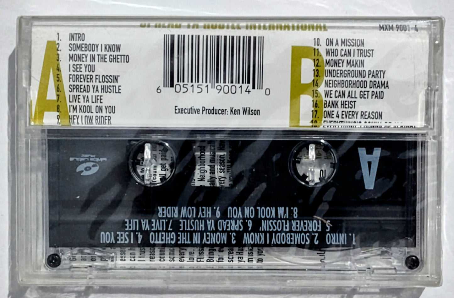 Kali’s Finest - “Spread Ya Hustle International” - CASSETTE TAPE VG+/M (Sealed with cracks in cover)