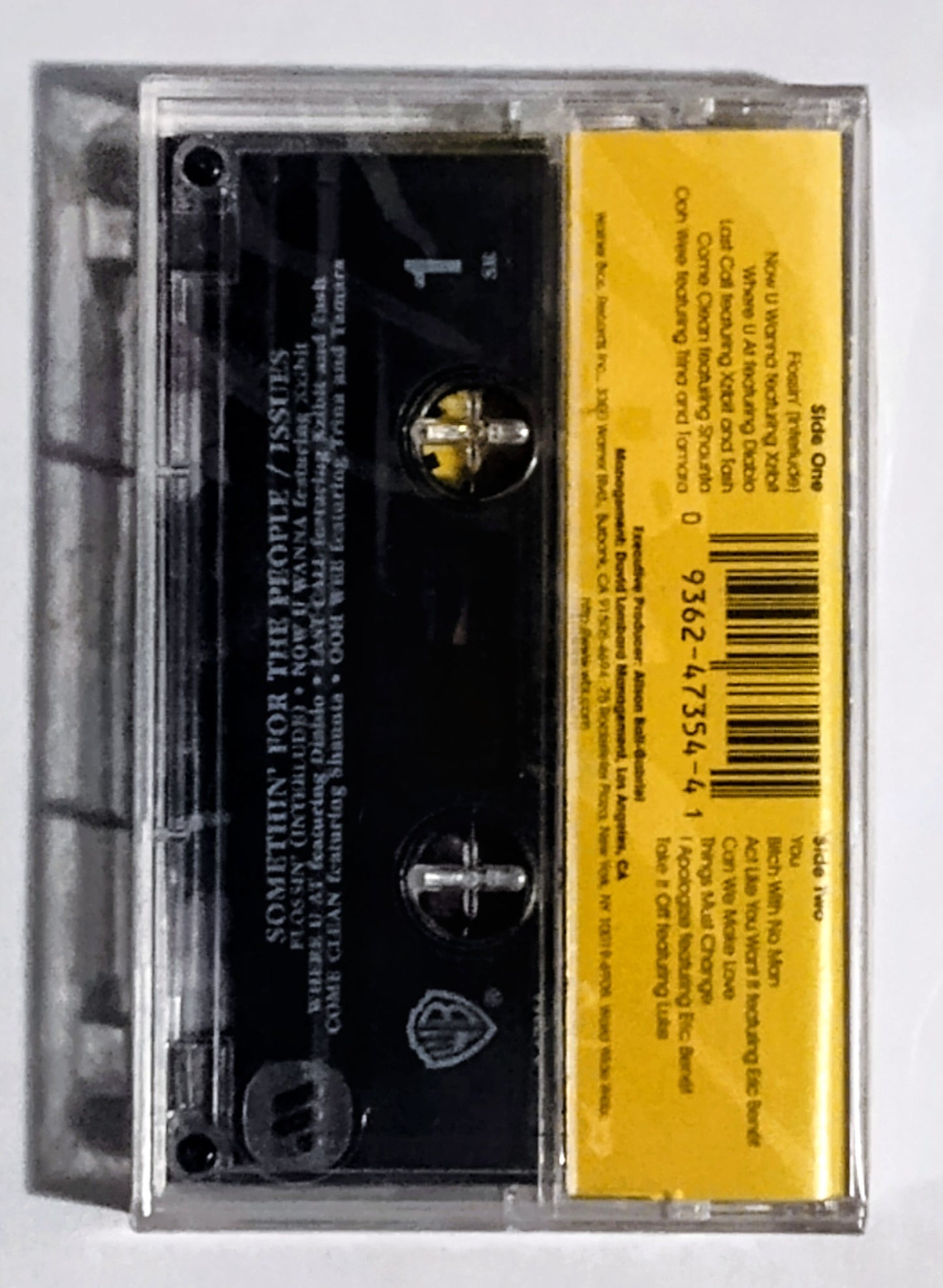 Somethin’ For The People (with Eric Benet) - “Issues” - CASSETTE TAPE M/M (Sealed with hype sticker)