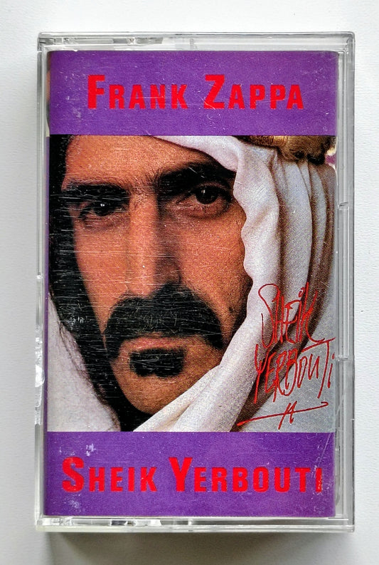 Frank Zappa - "Sheik Yerbouti" - CASSETTE TAPE VG/VG (Torn inner j-card)