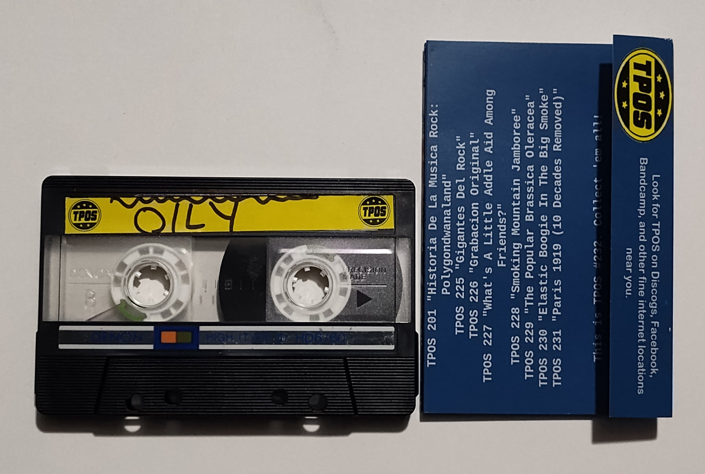 King Gizzard - "From The Oily Years Direct To Your Ears" - INDIE CASSETTE TAPE M/M