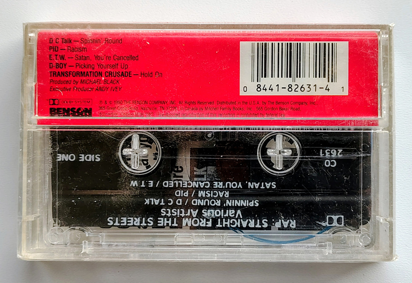 Various Artists - “Rap: Straight From The Streets Compilation” - CASSETTE TAPE NM/M (Sealed; tiny tears in cellophane)