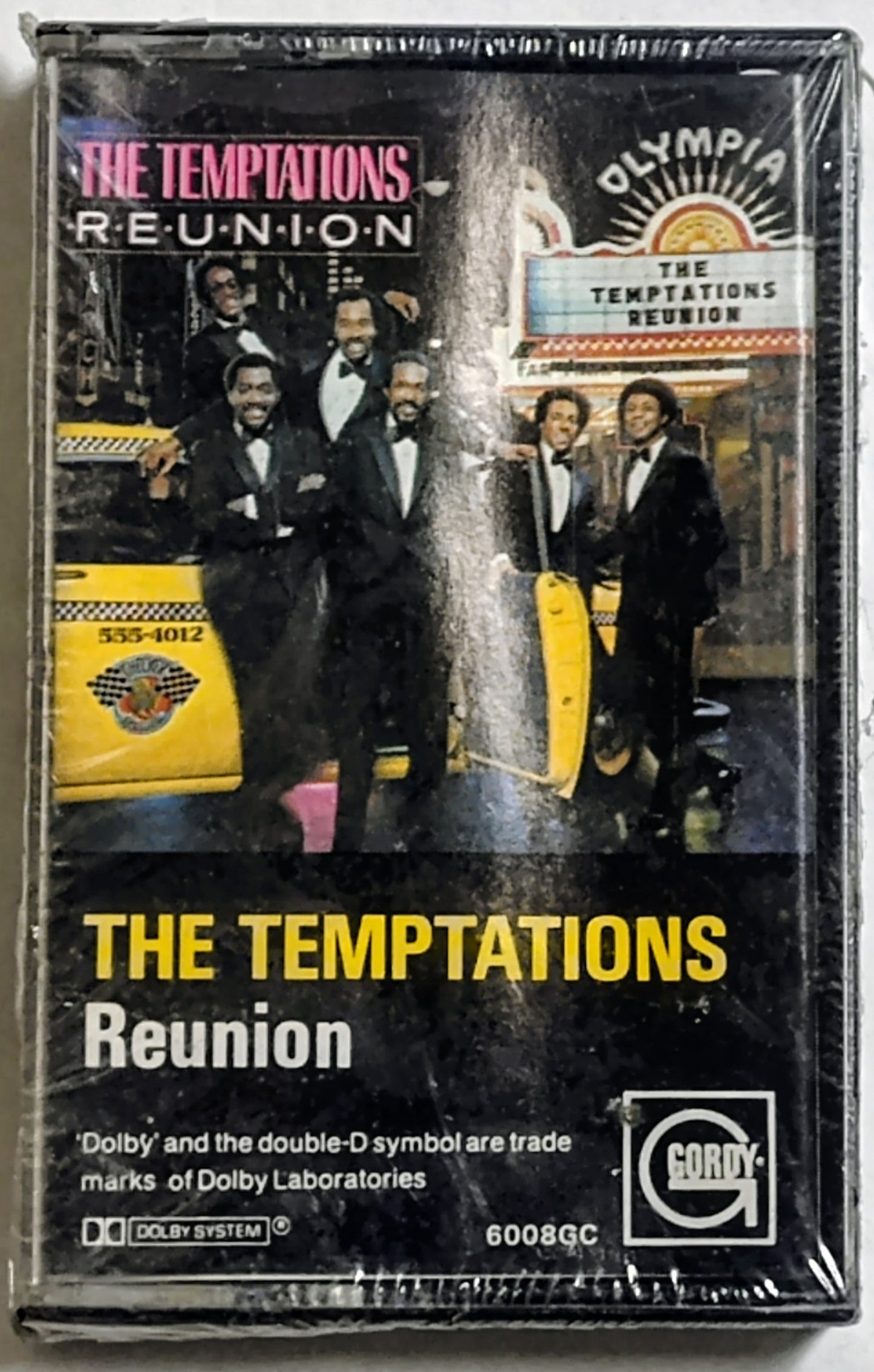Temptations - “Reunion” - CASSETTE TAPE NM/M (Sealed; Large hole in cellophane)
