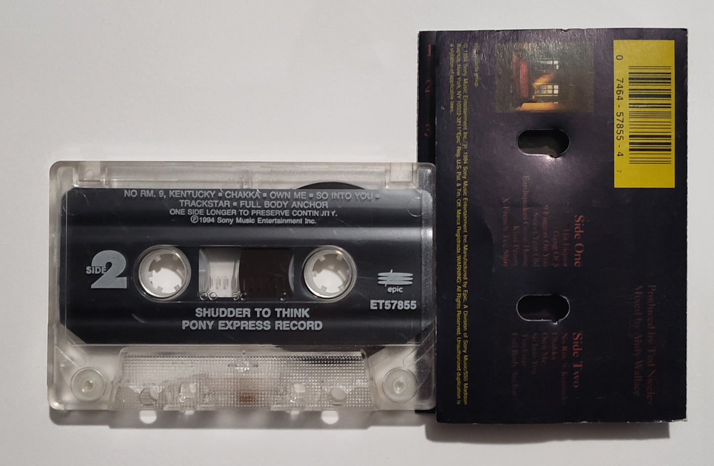 Shudder To Think - "Pony Express Record" - CASSETTE TAPE VG/VG+