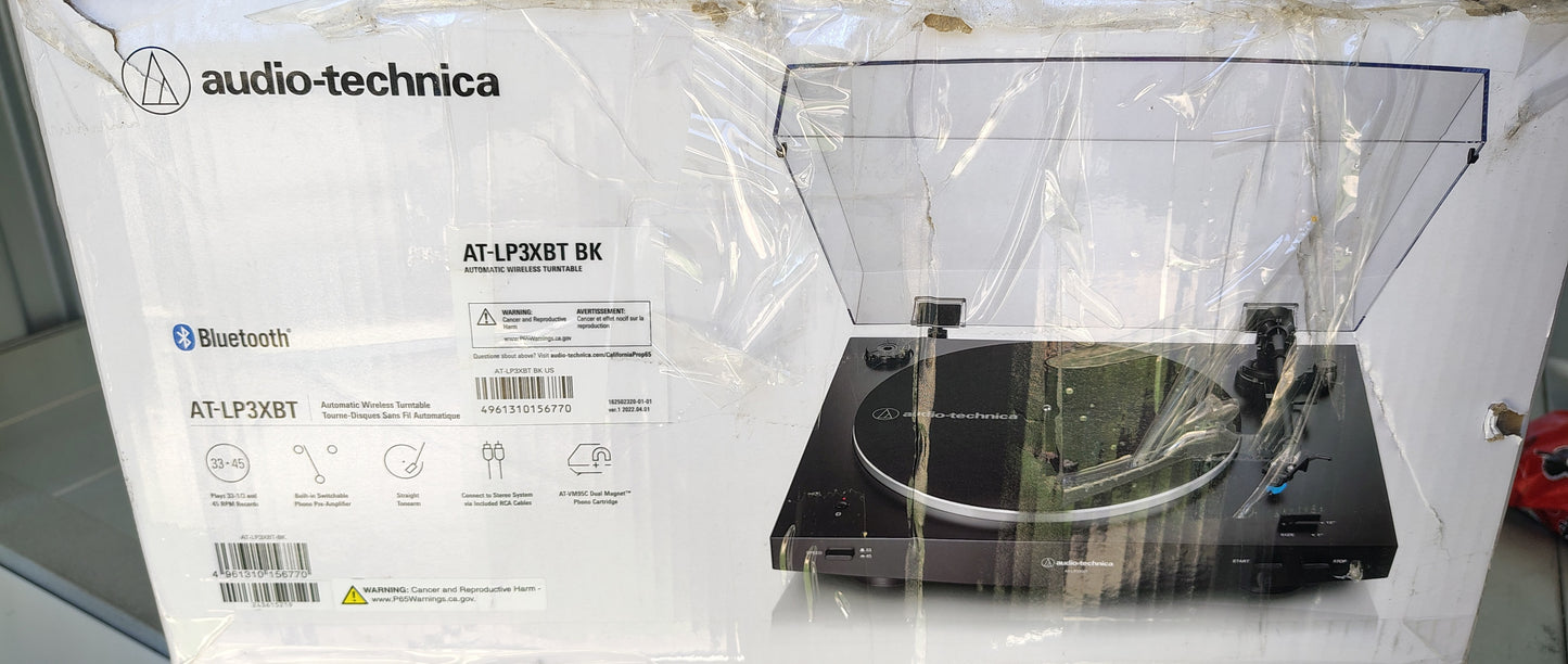 Audio-Technica AT-LP120XUSB-BK Direct-Drive Turntable (Analog & USB), Fully Manual, Hi-Fi, 3 Speed, Convert Vinyl to Digital, Anti-Skate and Variable Pitch Control, Black (Free Shipping)