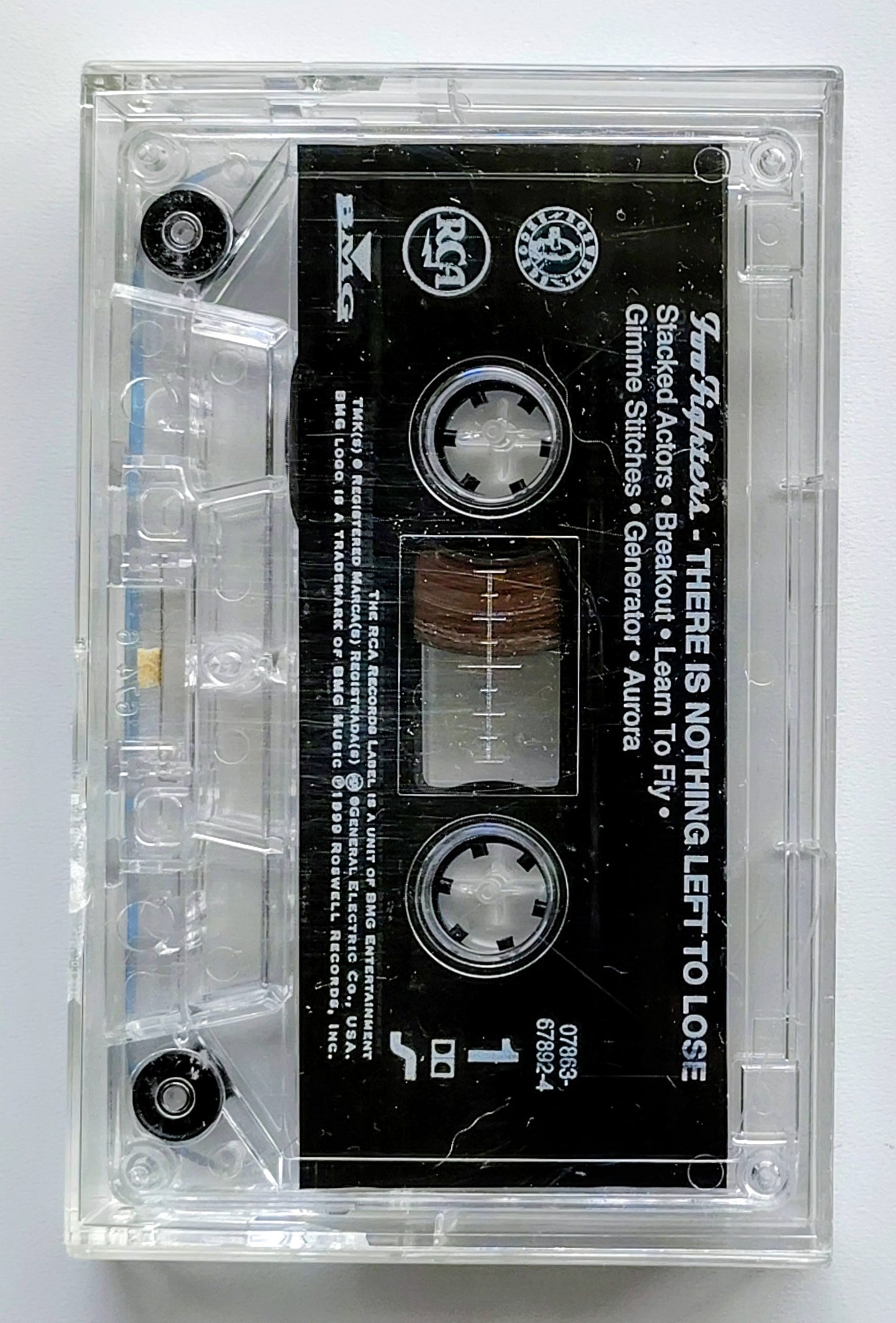 Foo Fighters - “There Is Nothing Left To Lose” - CASSETTE TAPE (No j-card) NA/VG+