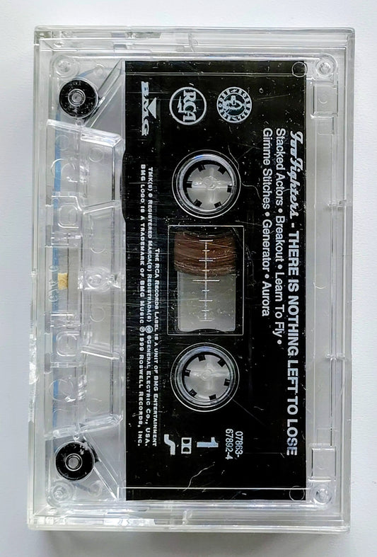 Foo Fighters - “There Is Nothing Left To Lose” - CASSETTE TAPE (No j-card) NA/VG+