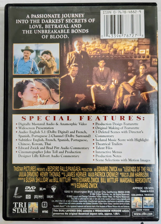 Legends Of The Fall (Special Edition) DVD