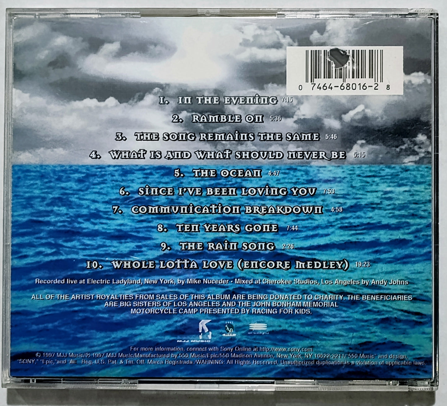 Jason Bonham Band - "In The Name Of My Father: The Zep Set (Led Zeppelin Tribute by John Bonham's son)" - COMPACT DISC VG+/VG+
