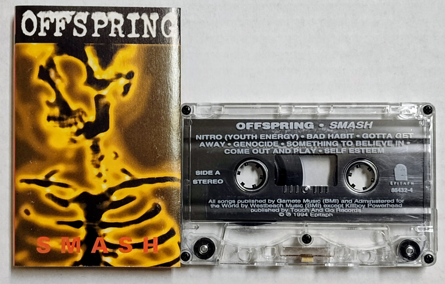 Offspring - “Smash” - CASSETTE TAPE VG/VG+