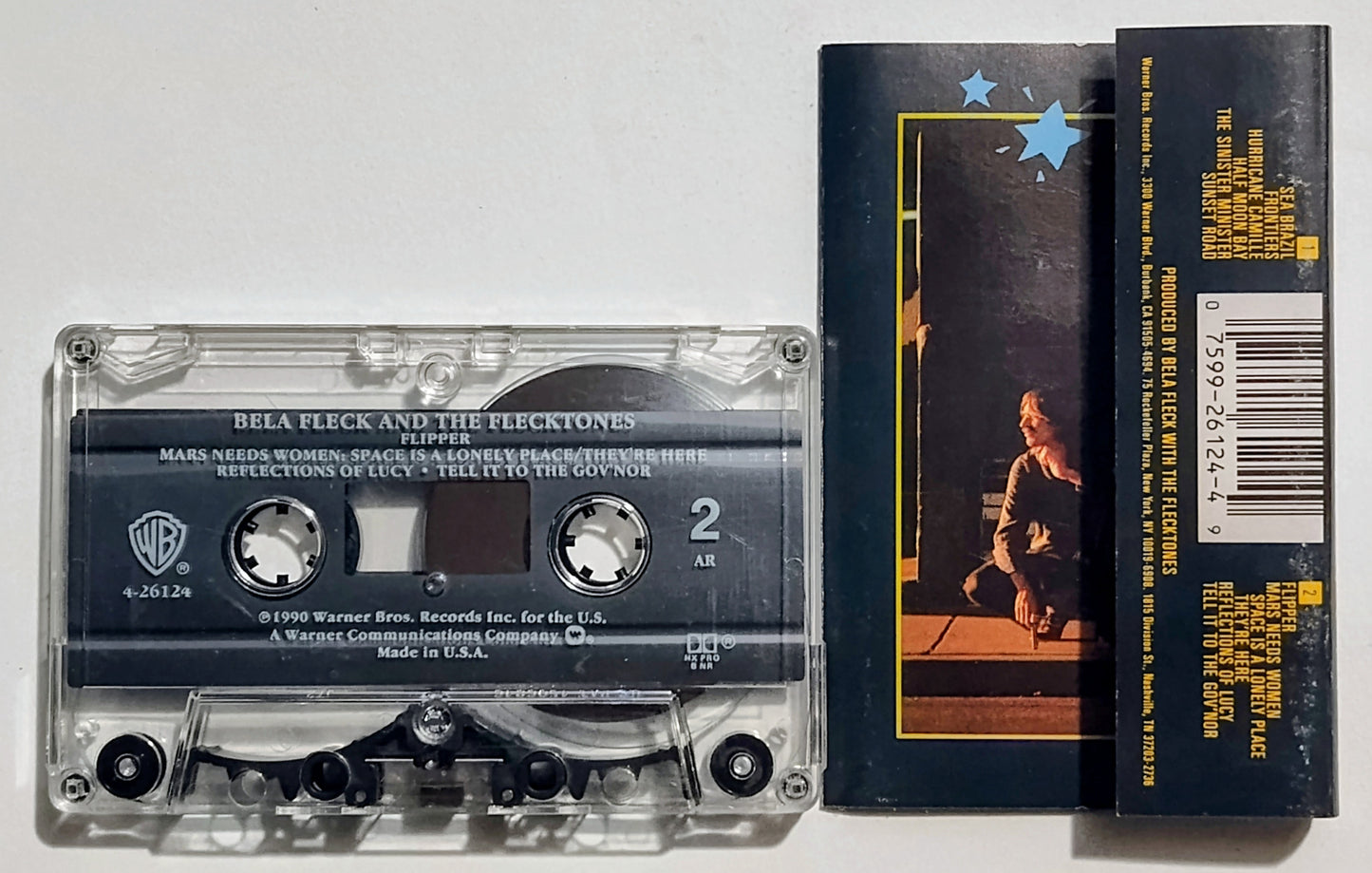 Béla Fleck And The Flecktones - "Béla Fleck And The Flecktones" - CASSETTE TAPE VG/VG+