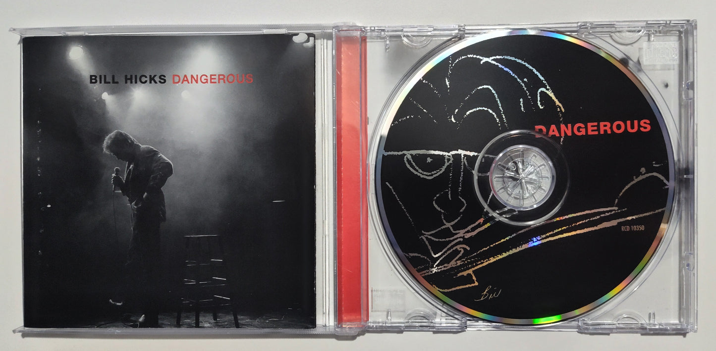 Bill Hicks - "Dangerous" - COMPACT DISC VG+/VG+