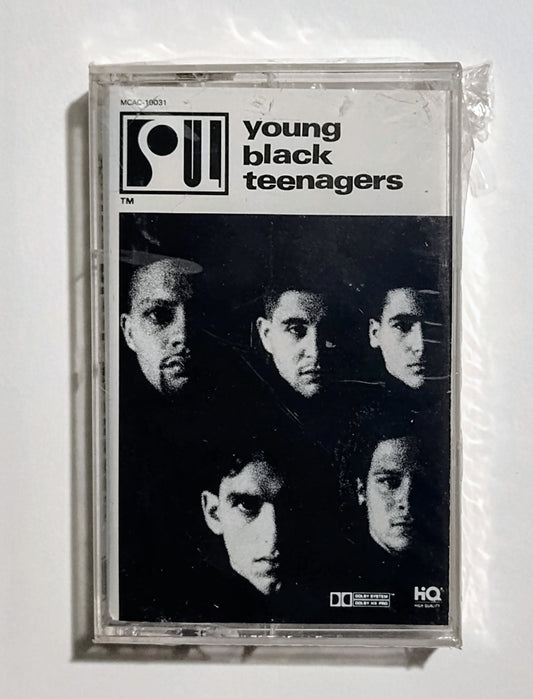 Young Black Teenagers - "Young Black Teenagers" - CASSETTE TAPE VG+/M (Sealed; broken seal; cracked case)