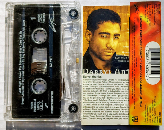 Az Yet - "Az Yet" CASSETTE TAPE VG/VG (*Cover possibly lightstruck)