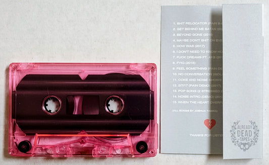 Cop Funeral - “Hot Lonely Singles (A Collection Of Singles, B-Sides, and Unreleased Material 2012-2020) - INDIE CASSETTE TAPE M/M (With Download Code) [Already Dead Tapes]