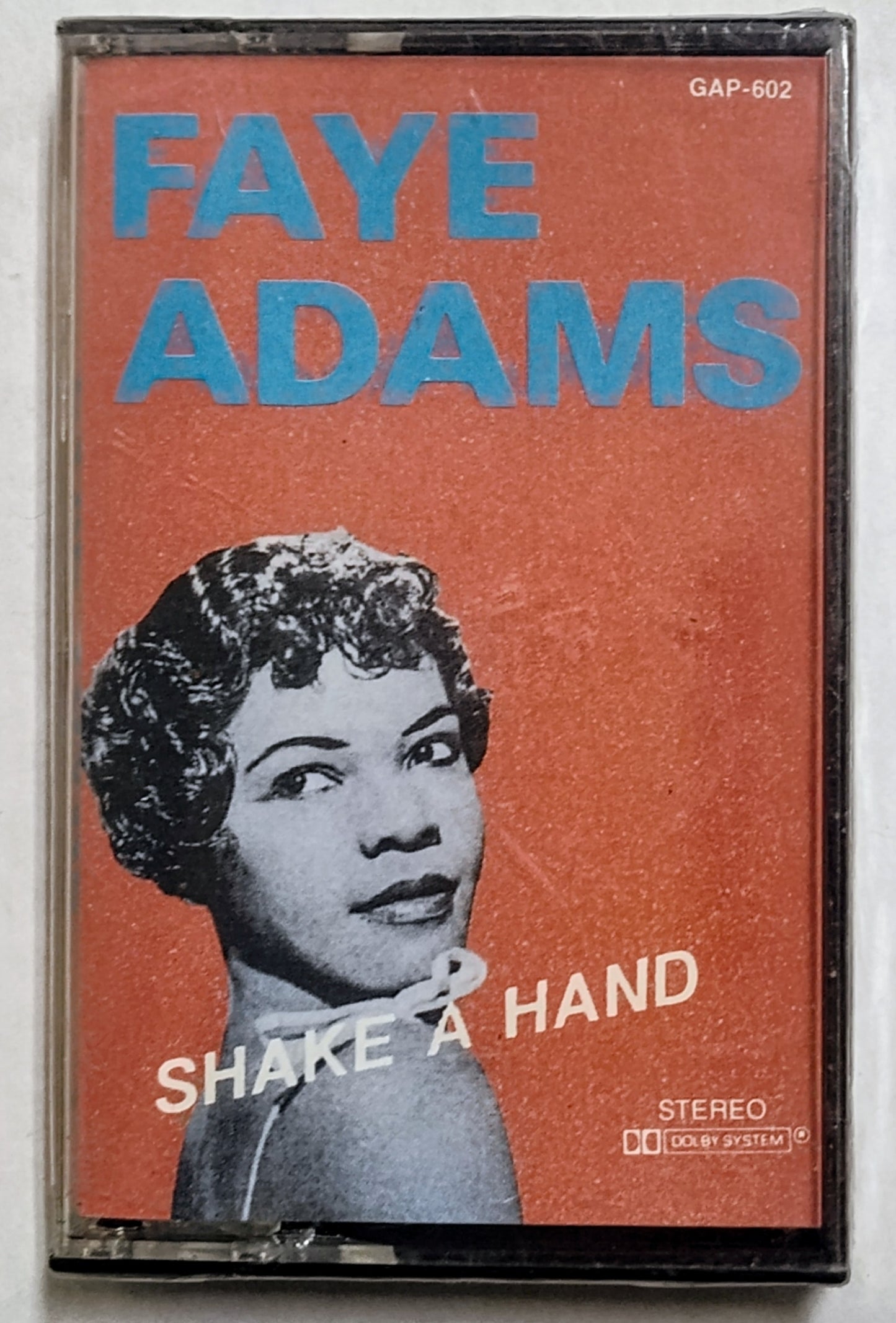 Faye Adams - “Shake A Hand” - CASSETTE TAPE NM/M (Sealed with small holes in cellophane)