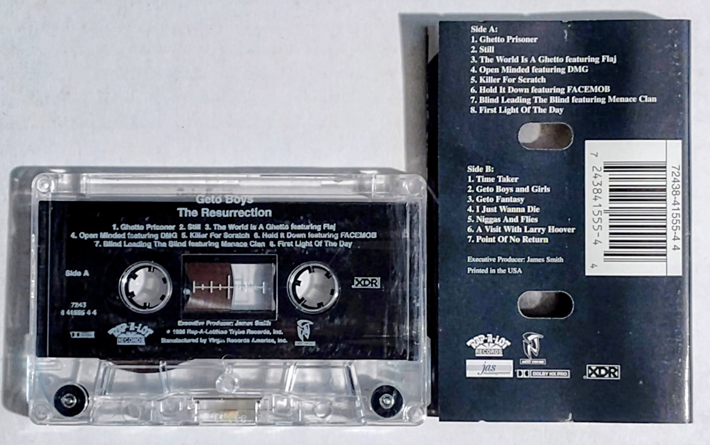 Geto Boys - “The Resurrection” - CASSETTE TAPE VG/VG
